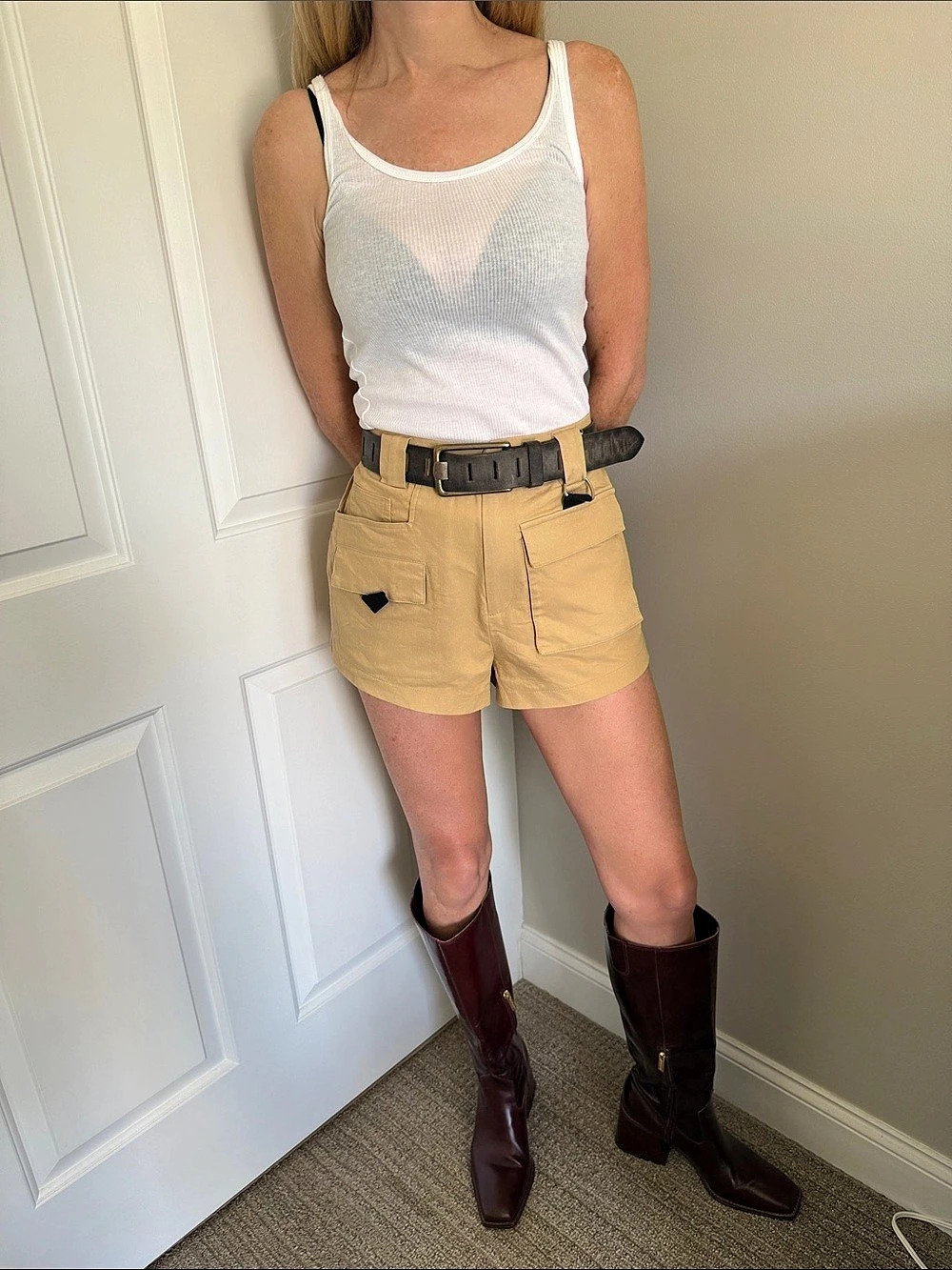 I.AM.GIA Cargo Shorts Brown Utility Workwear 90s Army